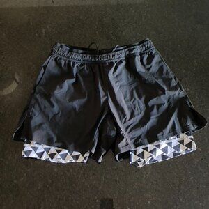 Chubbies Men Black/White Shorts Size M